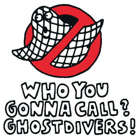 Ghost Diver Sticker by Bracenet