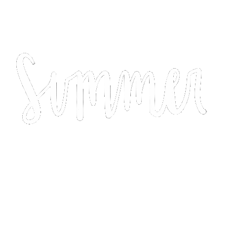 Summer Calligraphy Sticker