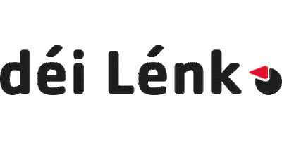 Logo Oko Sticker by déi Lénk