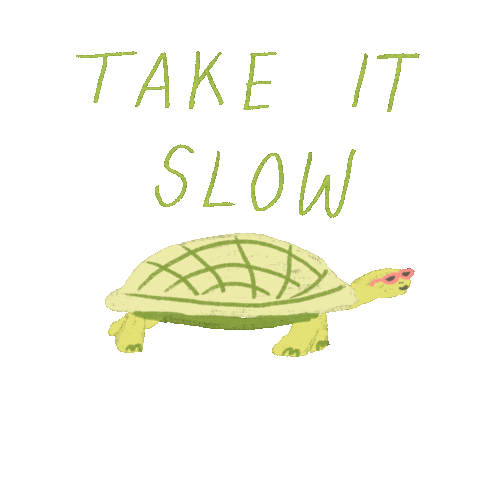 Take It Slow Deep Breath Sticker by Alex Smyth