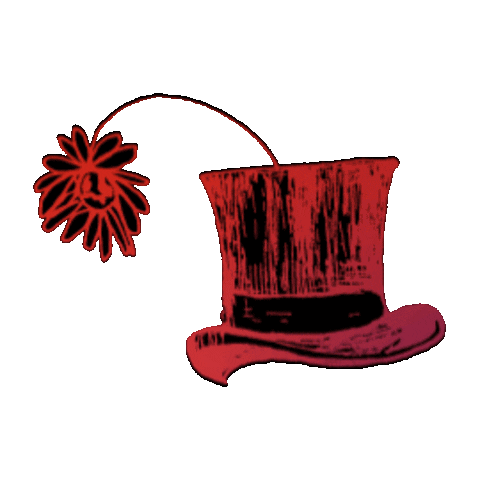 Clown Crimson Sticker by INVIZ