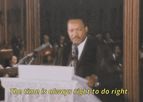 Do Whats Right Martin Luther King Jr GIF by GIPHY News