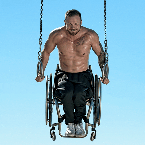 Muscle Up GIF by Wheels2Walking