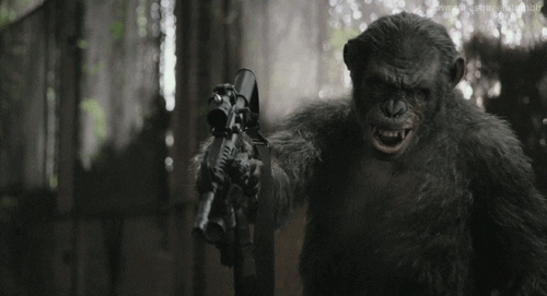 Image result for dawn of the planet of the apes gif