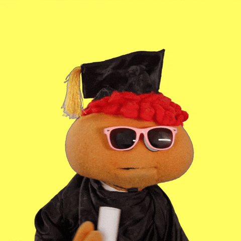 Proud Graduation Day GIF by Gerbert!