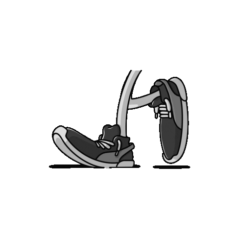 Sneaker Running Sticker
