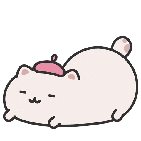 Sleepy Cat Sticker
