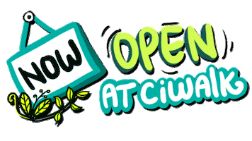 Ciwalk Cihampelas Walk Sticker