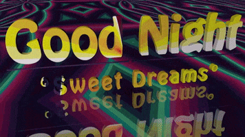 Good Night 3D GIF by OpticalArtInc.