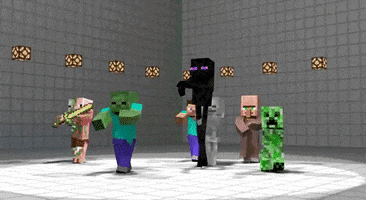 Greetings GIF by Minecraft - Find & Share on GIPHY