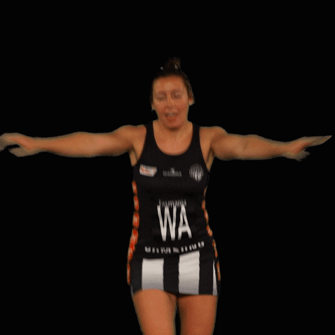 collingwoodfc netball collingwood magpies ssn GIF