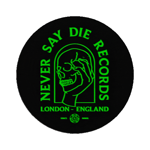 Never Say Die Records Sticker