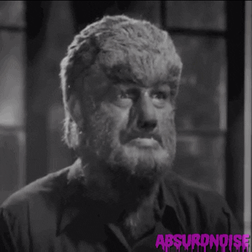 the wolfman horror movies GIF by absurdnoise