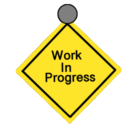Work In Progress Art Sticker For Ios Android Giphy