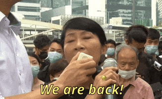 We Are Back Hong Kong GIF by GIPHY News