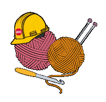 Chicago Crochet Sticker by UIC EIEP