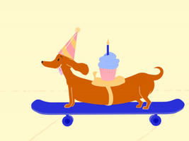Happy Birthday Dog GIF by Heather