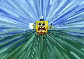 Spongebob Running GIF