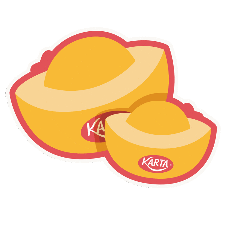 Gold Sticker by Karta Malaysia