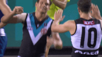 High Five Aussie Rules GIF by Port Adelaide FC