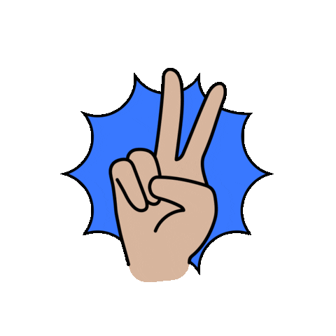 Peace Peacehand Sticker by Digital Promise
