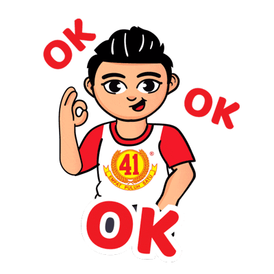 Ok Sticker by Orong Orong 41