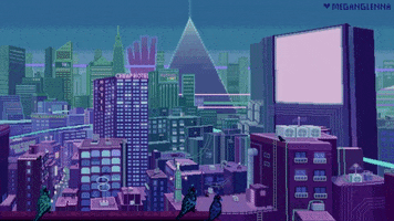 Science Fiction Pixel Art GIF by Megan