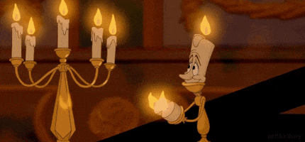 dim beauty and the beast GIF