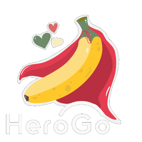 Fruit Hearts Sticker by HeroGo