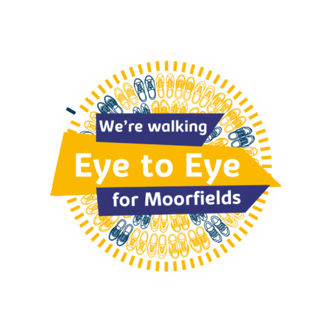 Eye To Eye Sticker by Moorfields Eye Charity