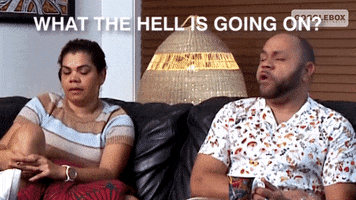 What The Hell Wtf GIF by Gogglebox Australia