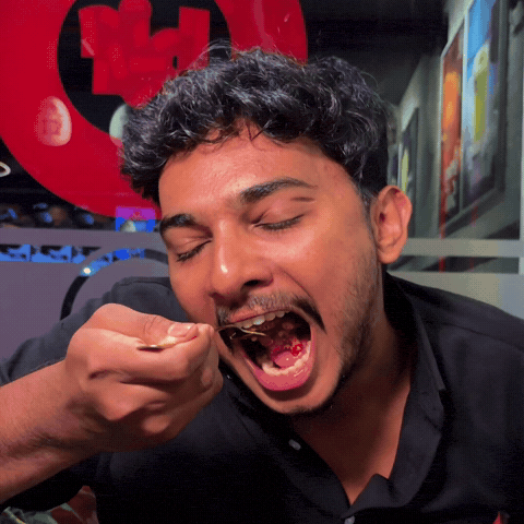 Arj Eating GIF