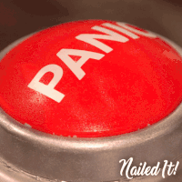 Panic Button Netflix GIF by NailedIt
