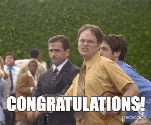 The Office Congrats GIF - Find & Share on GIPHY