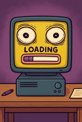 Loading GIF by CROAKWORKS