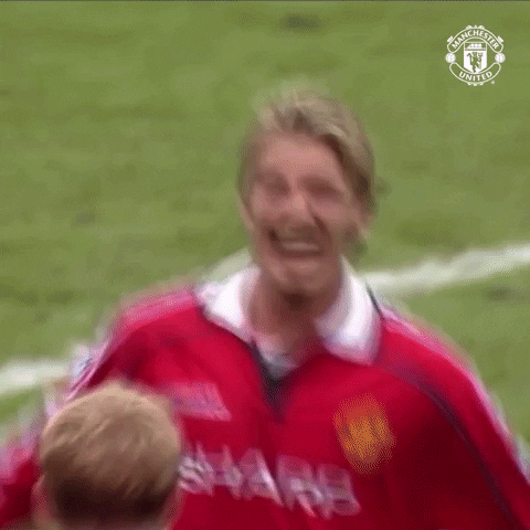 David Beckham Love GIF by Manchester United