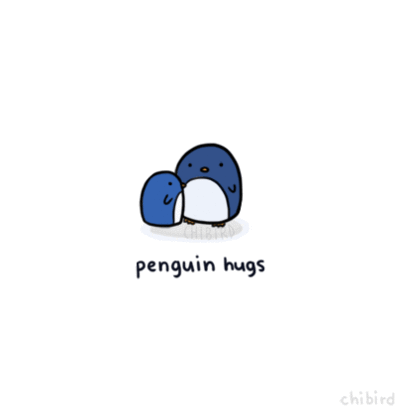 Penguin Hug GIF