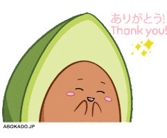 Arigato Sticker by abokado_japan