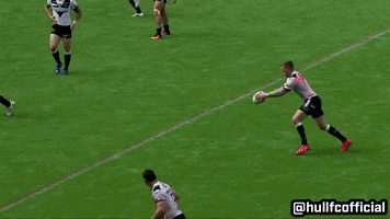 Rugby League Kick GIF by Hull FC