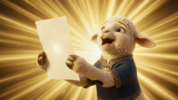 Cordeiro Devocional GIF