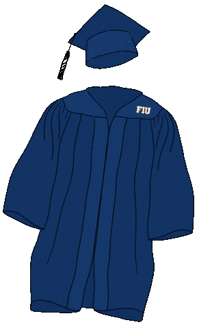 Blue And Gold Sticker by Florida International University