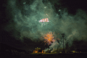 Goodman Stadium Fireworks GIF by Lehigh University