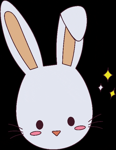 LuaSoaresArt bunny rabbit easter pascoa GIF