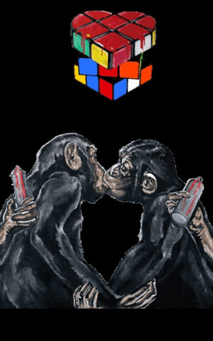 love monkey GIF by ArteCONCAS