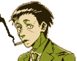 Sasaki Smoking Sticker