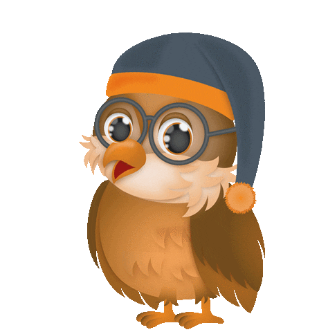 Sleepy Sticker by Coruja Decor