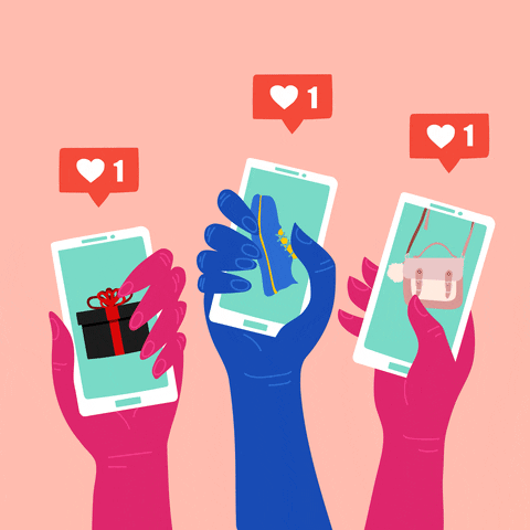 Social Media Hearts GIF by Flamingo Services - Find & Share on GIPHY