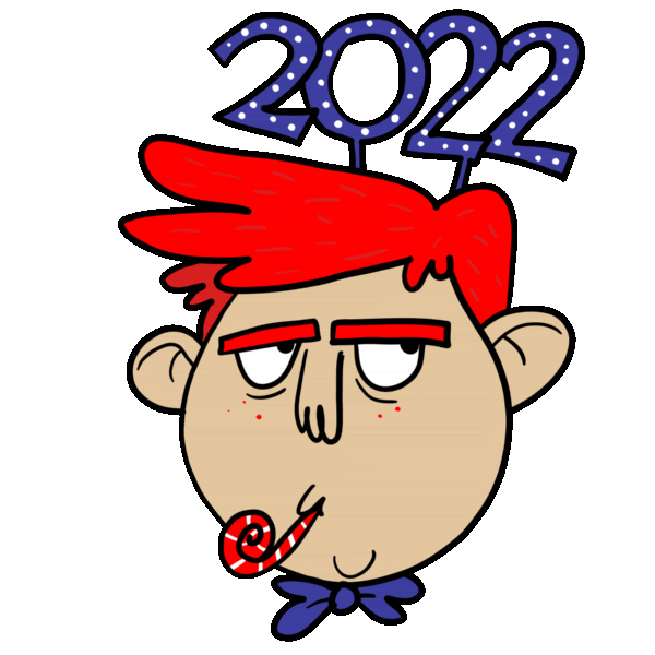 Angry New Year Sticker