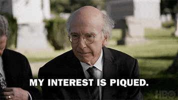 Interested Season 10 GIF by Curb Your Enthusiasm