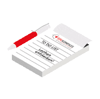 lekompass Sticker